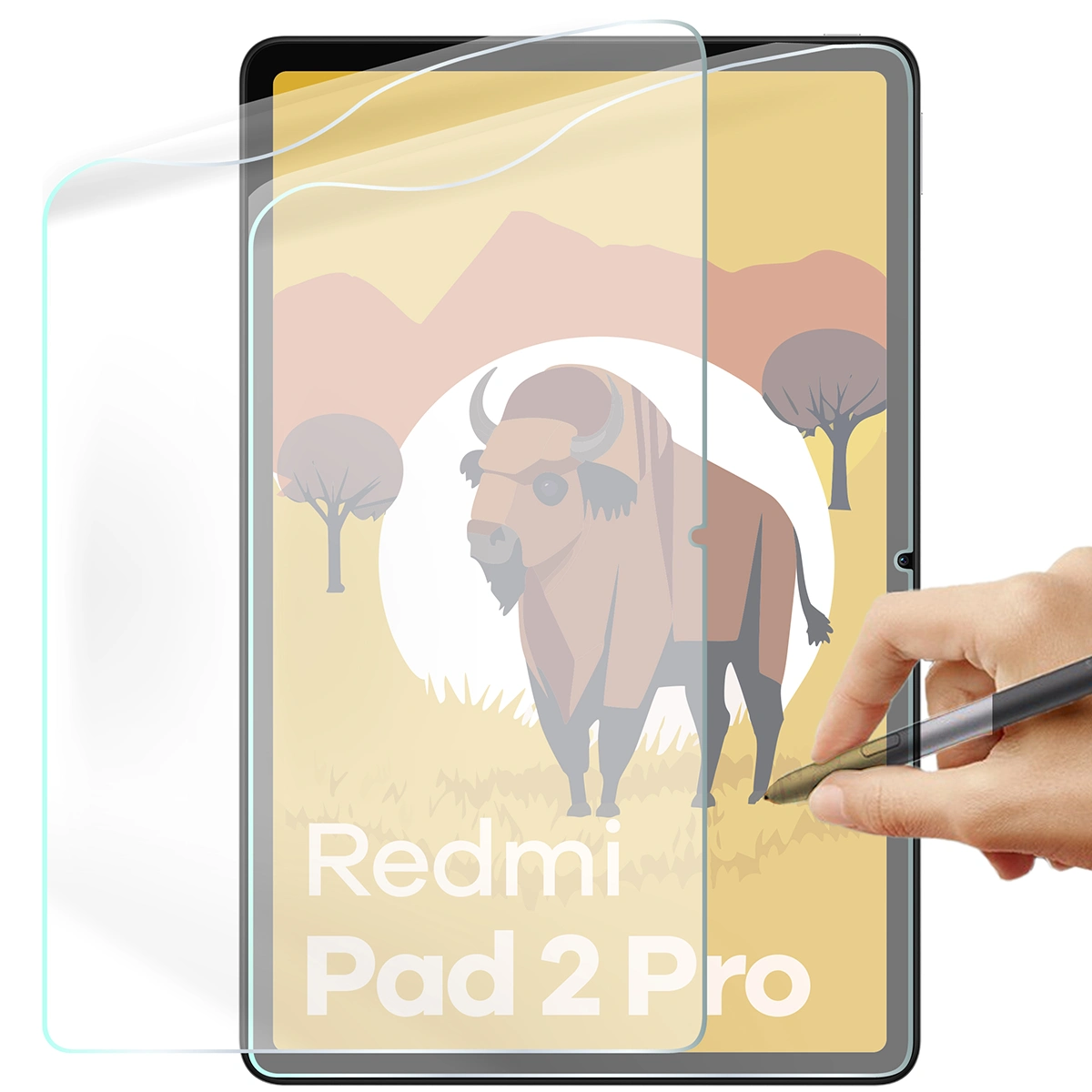 Folia imitująca papier Bizon Film Tab Papirus Duo do Xiaomi Redmi Pad 2 Pro